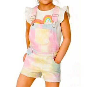 Epic Treads Overalls Nordstroms Girls Size 3T Tie Dye New with Tags Smoke free h